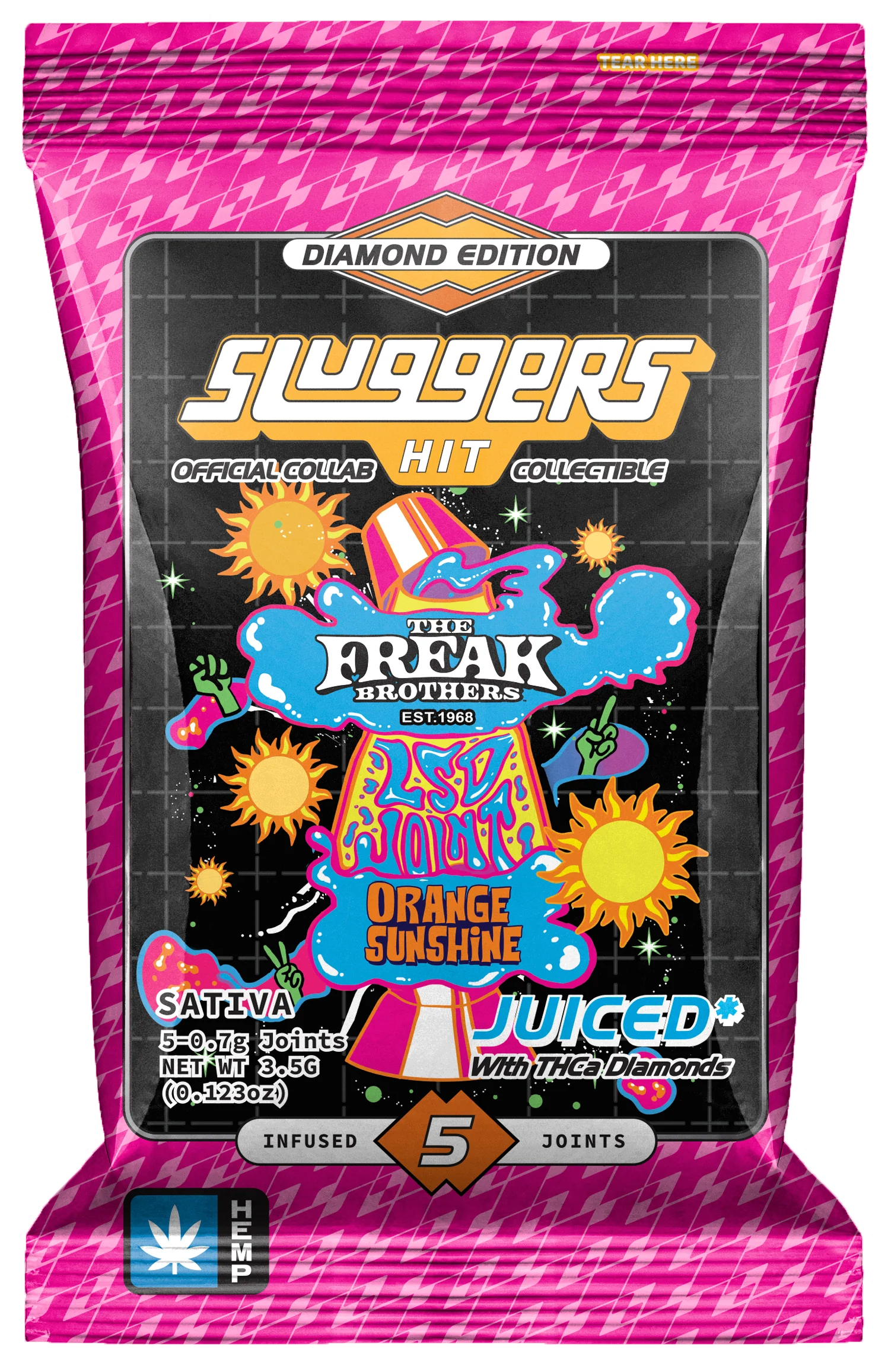 LIMITED EDITION Orange Sunshine Sativa Juiced* 5-Pack - Image 6