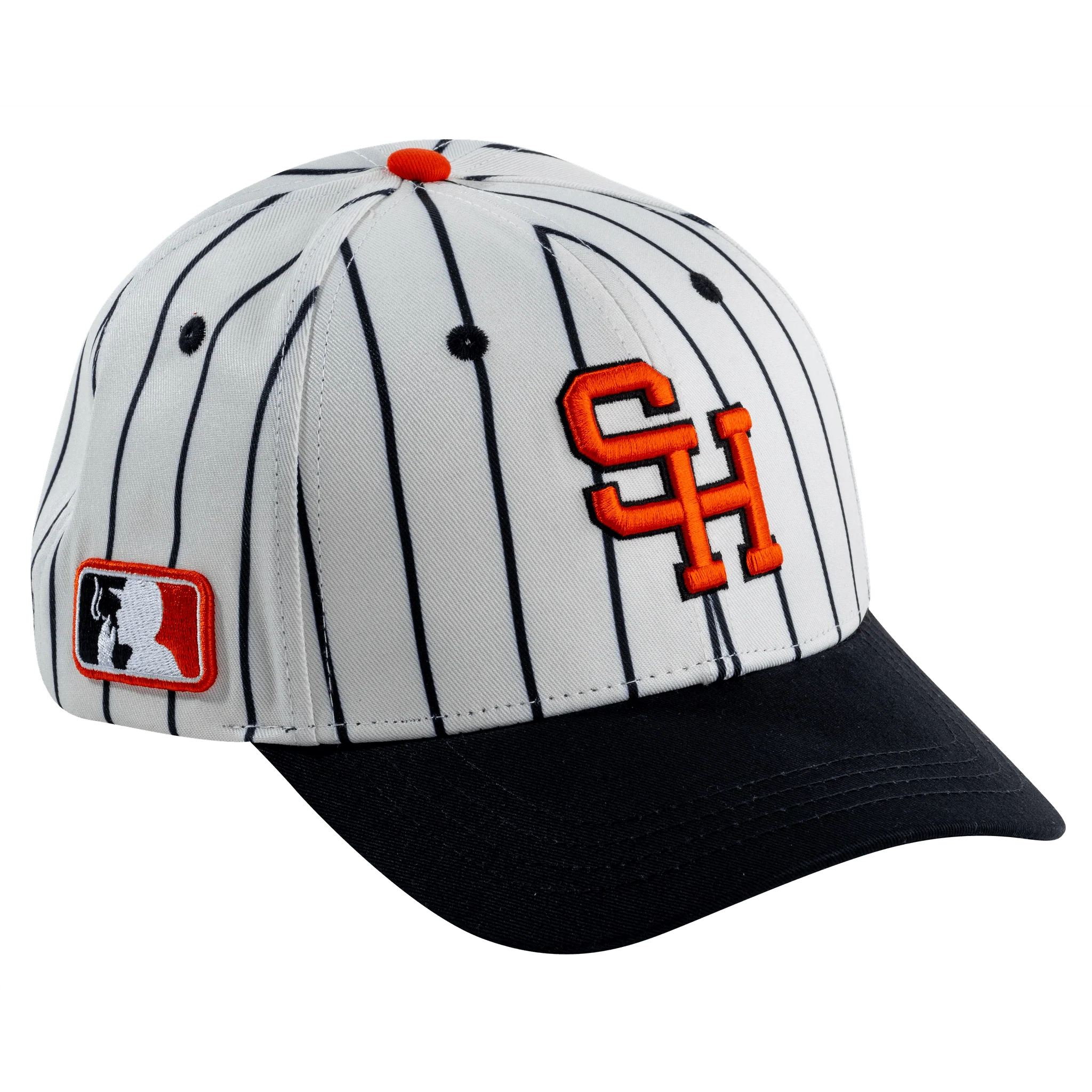 Orange Pinstripe Hat - Image 2